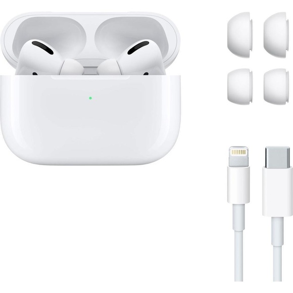 AirPods Pro (1st Generation) with Wireless Charging Case and Charging Cord - Picture 4 of 16
